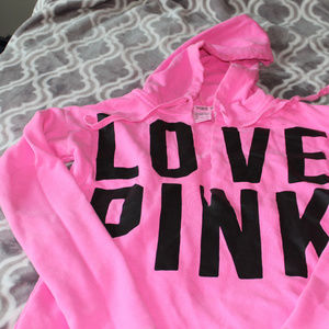 PINK Sweatshirt in Hot Pink